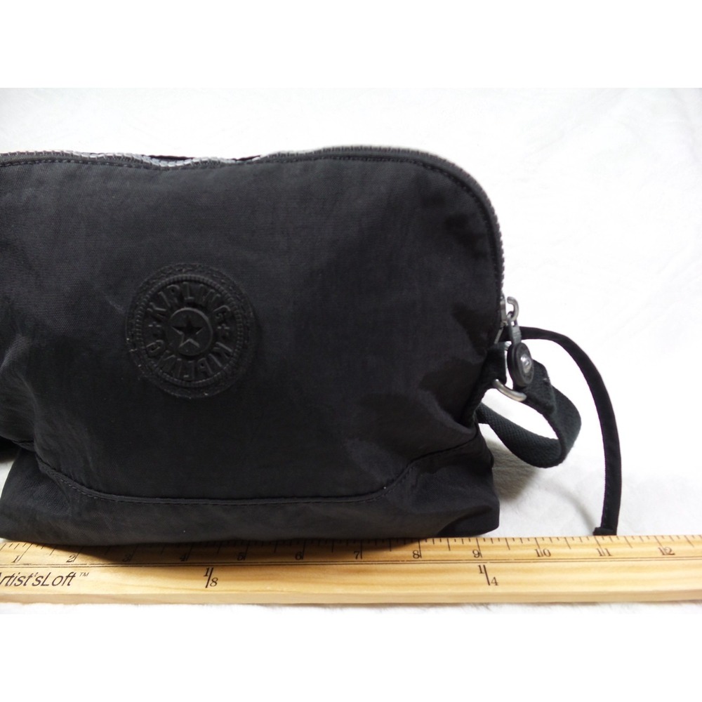 Kipling Bess Crossbody Bag Black Zip Closure Adjustable Strap Pockets - Picture 5 of 9